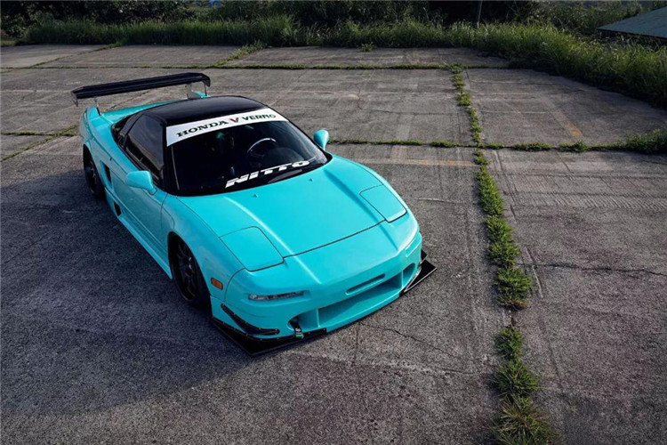 在日本开左舵的讴歌nsx就已够独特,没想到竟然还改得这么骚!