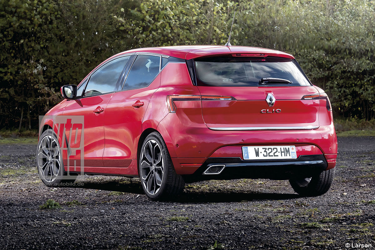 雷诺clio全新两厢车效果图