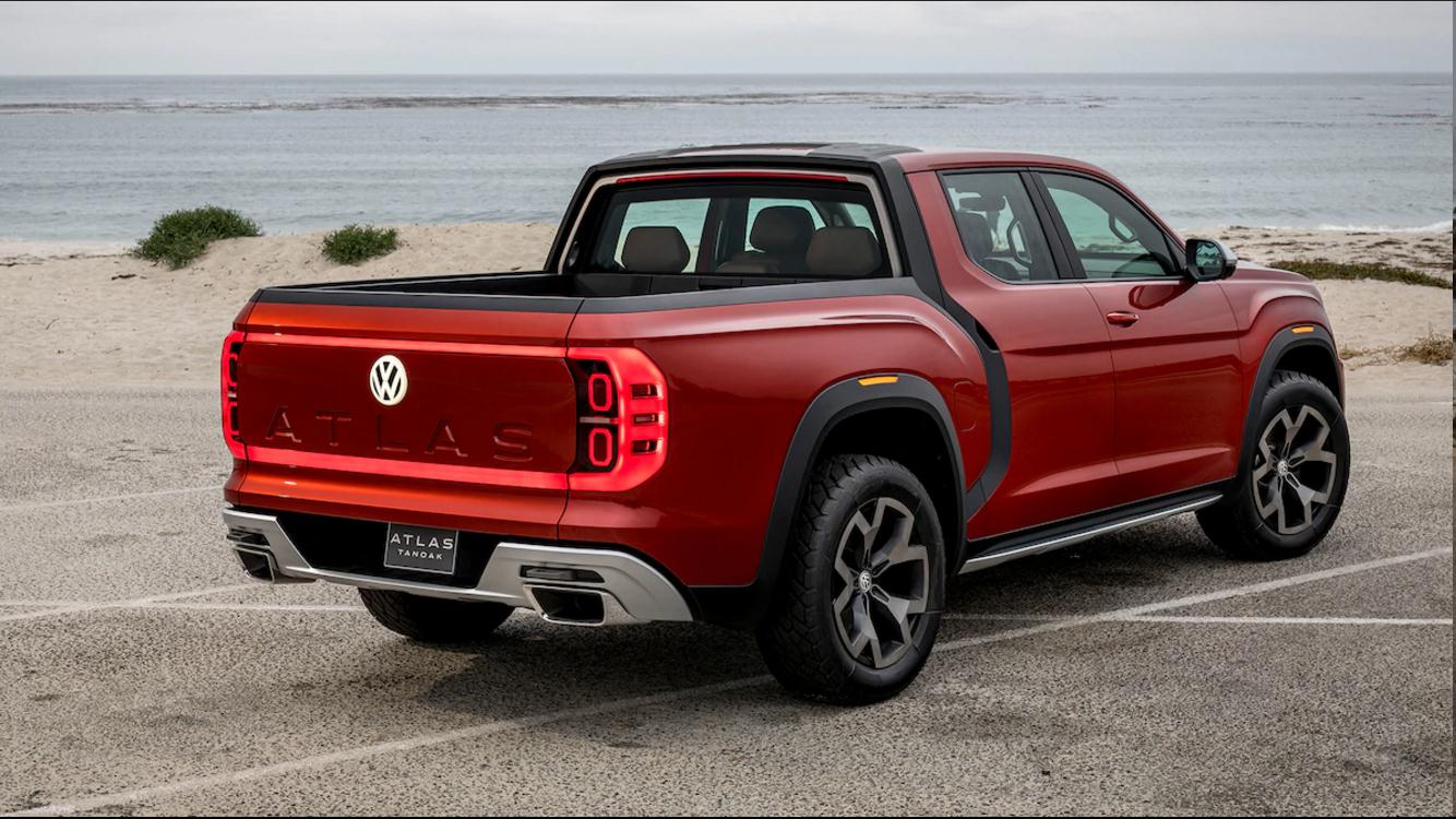 竟然是辆可动概念车 大众途昂皮卡概念车试驾