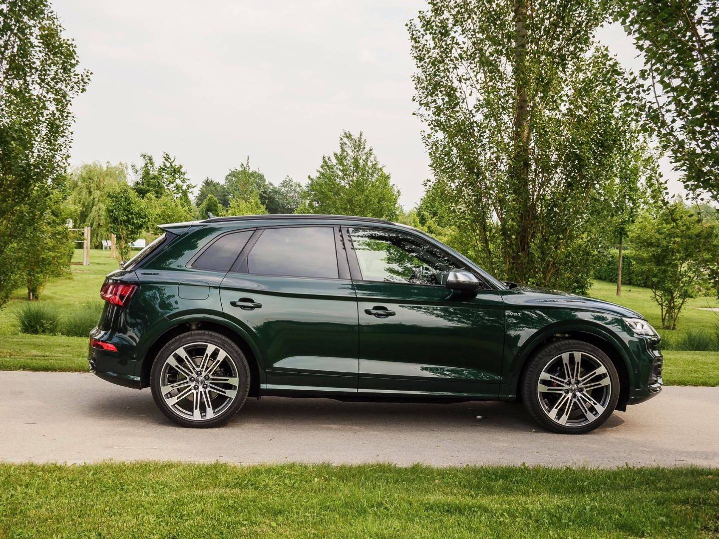 运动绅士绿 全新奥迪q5