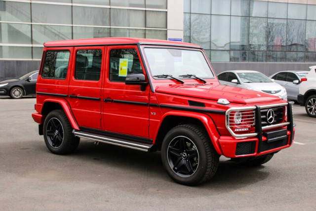 18款奔驰g500红色限量版刷新世界观