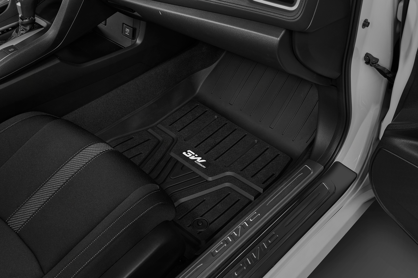 改装爱好者必备,本田思域轻量化脚垫