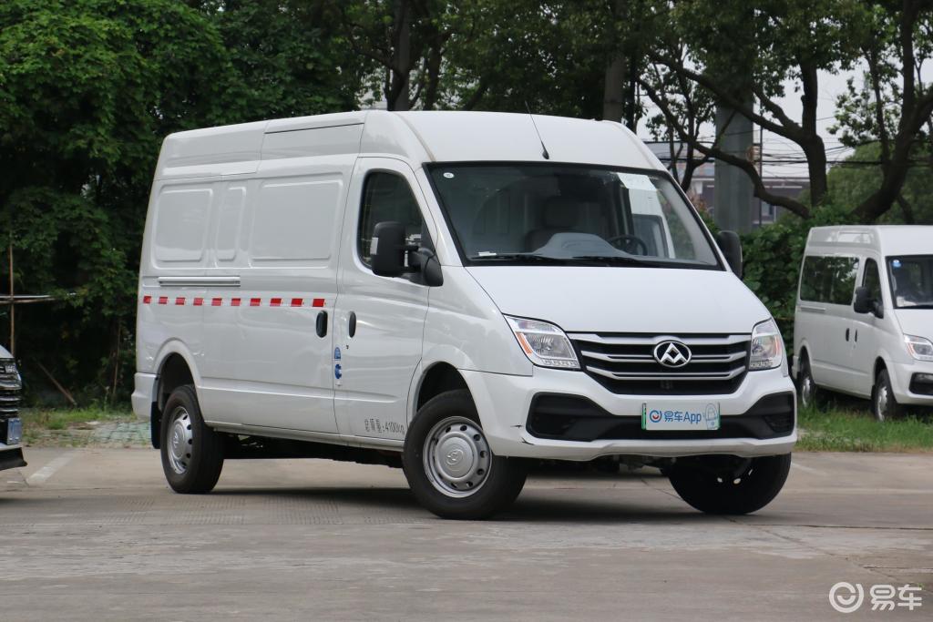 上汽大通maxusev802019纯电动物流车盲窗版长轴中顶71kwh23座