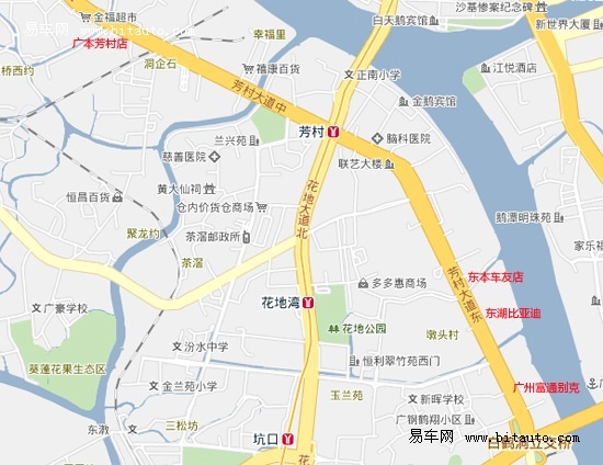 芳村片区地图图片