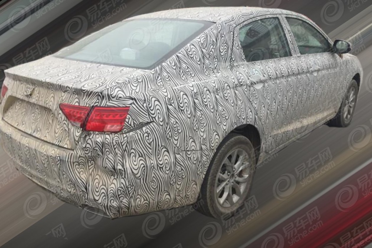 新款帝豪gl谍照曝光 延续现款造型