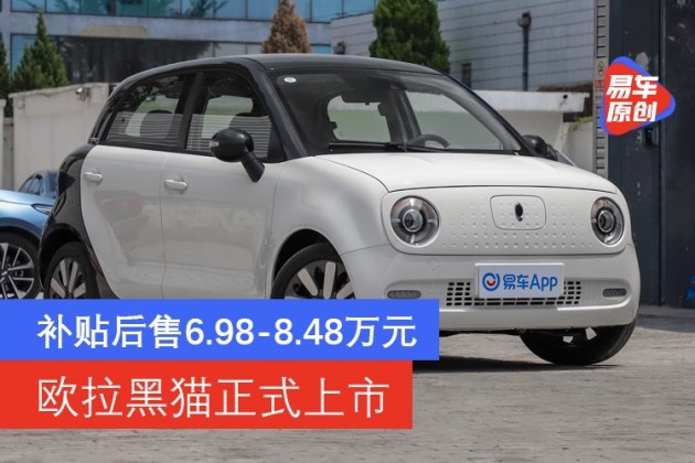 2020成都车展欧拉黑猫正式上市补贴后售698848万