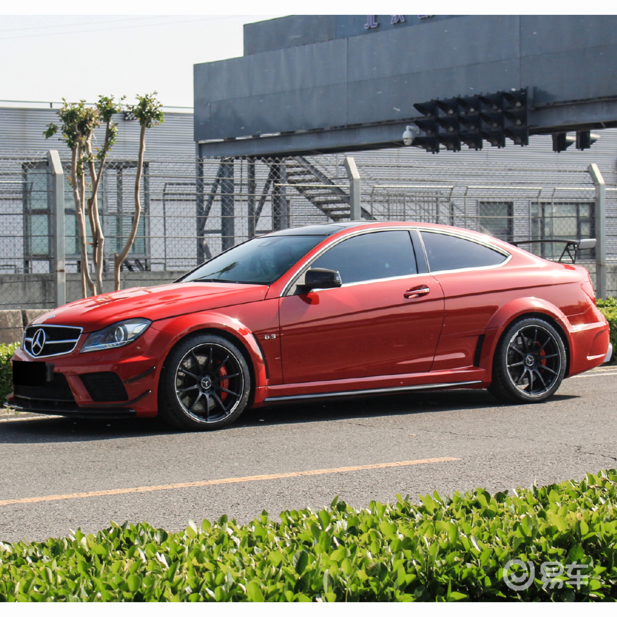 站在c级鄙视链顶端的一台车梅德赛斯c63amgblackseries
