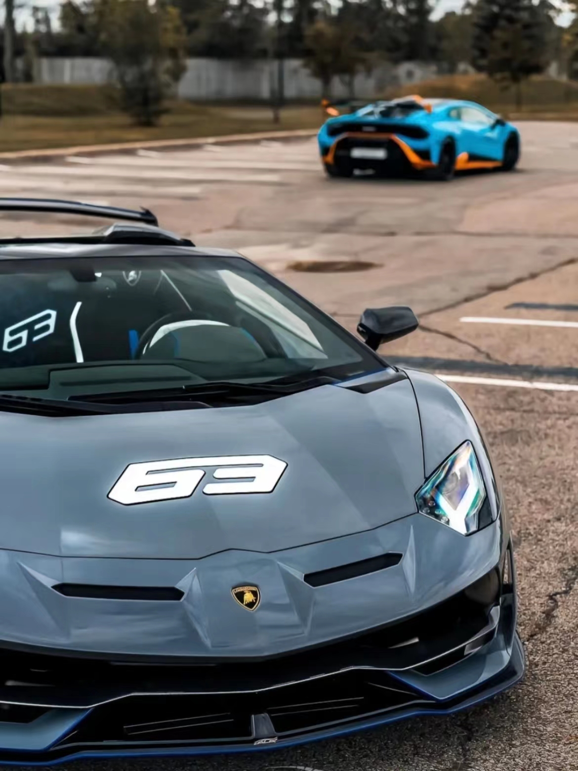 限量打造63台的aventador svj63特别版