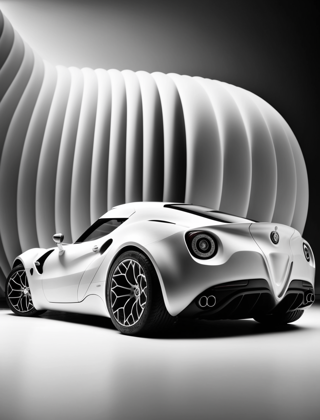 工业金属风阿尔法罗密欧4c |ai制作