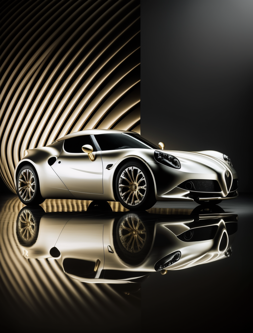 工业金属风阿尔法罗密欧4c |ai制作