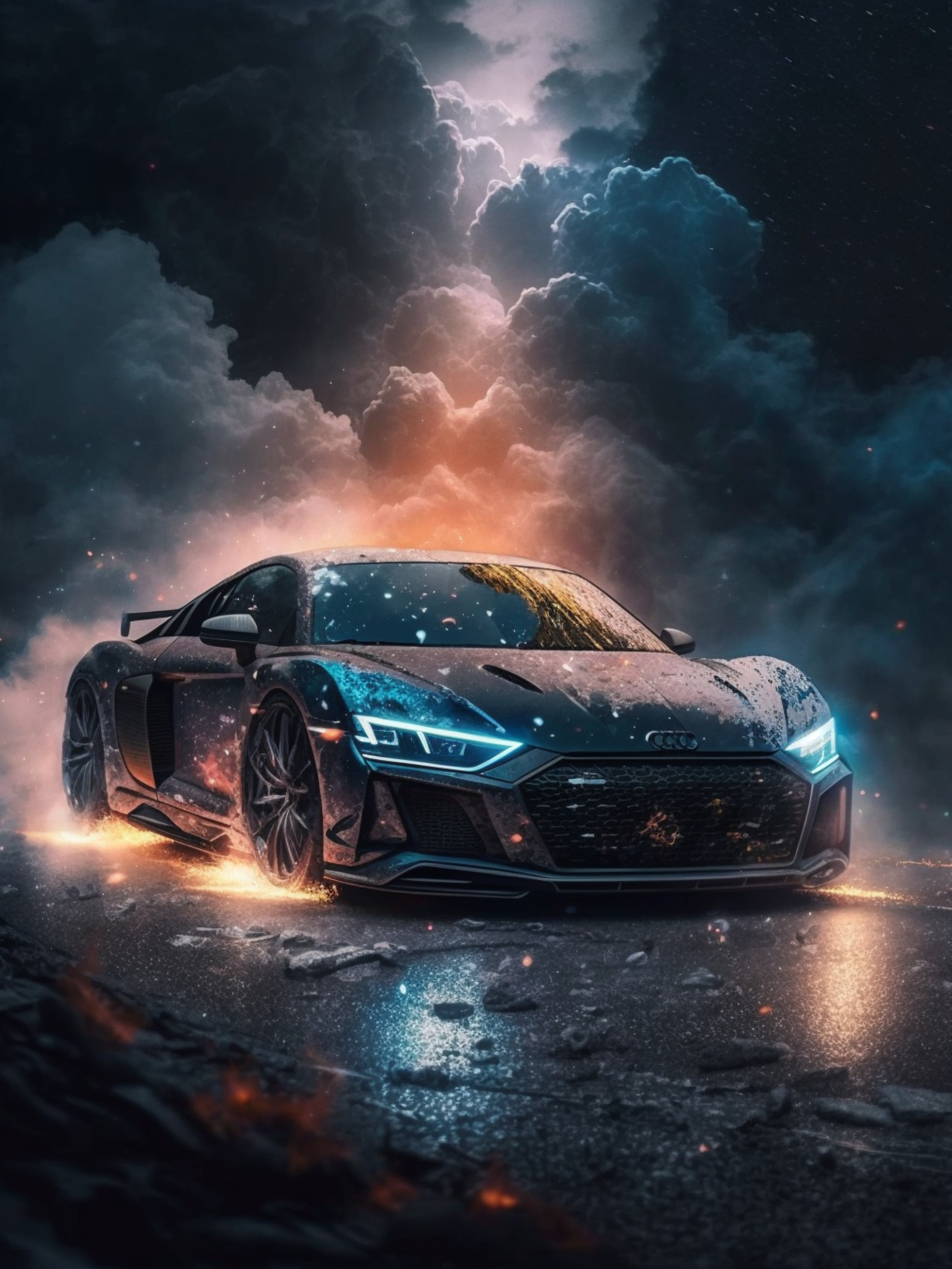 虚幻世界的奥迪r8| ai