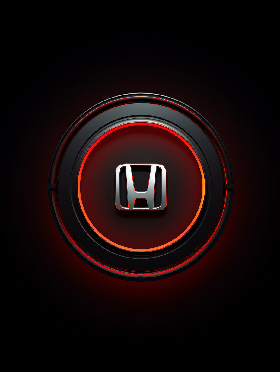 左滑用ai重新设计本田的车标