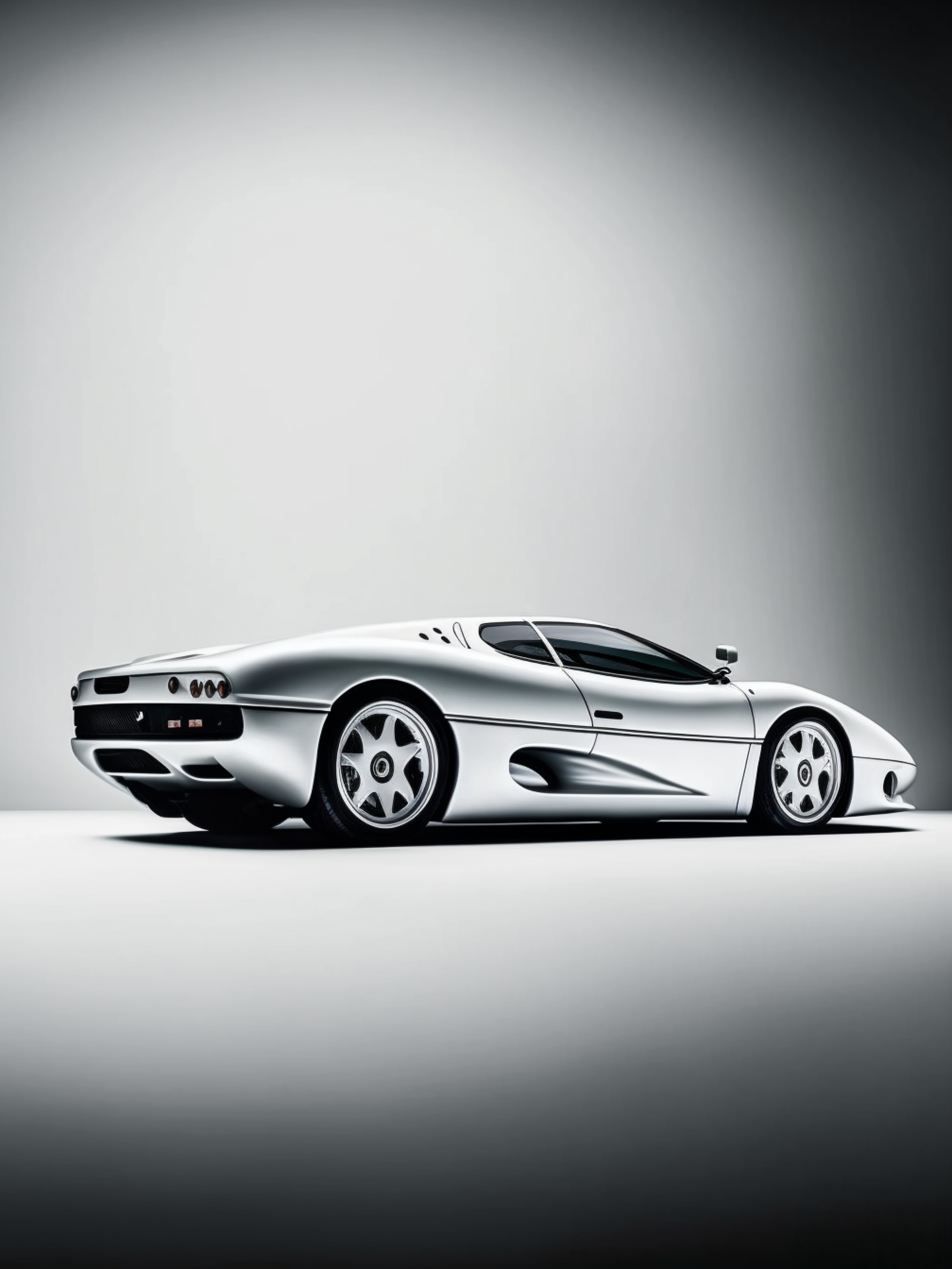 工业金属风捷豹xj220 | ai制作