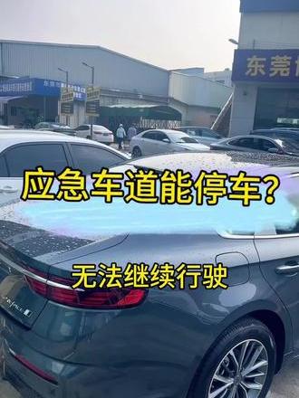 应急车道停车_易车小视频