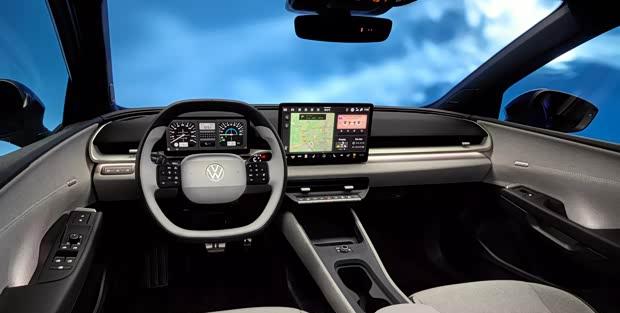 大众ID.POLO内饰官图曝光 简约实用风 春季亮相