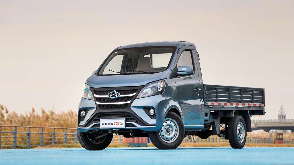 【长安星卡ev2019款单排货车标准型正侧车头向右水平汽车图片-汽车