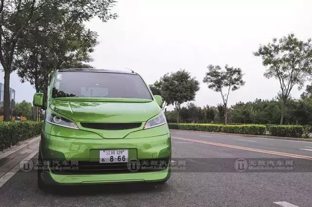 萌妹子的清新綠日產nv200重度改裝_易車