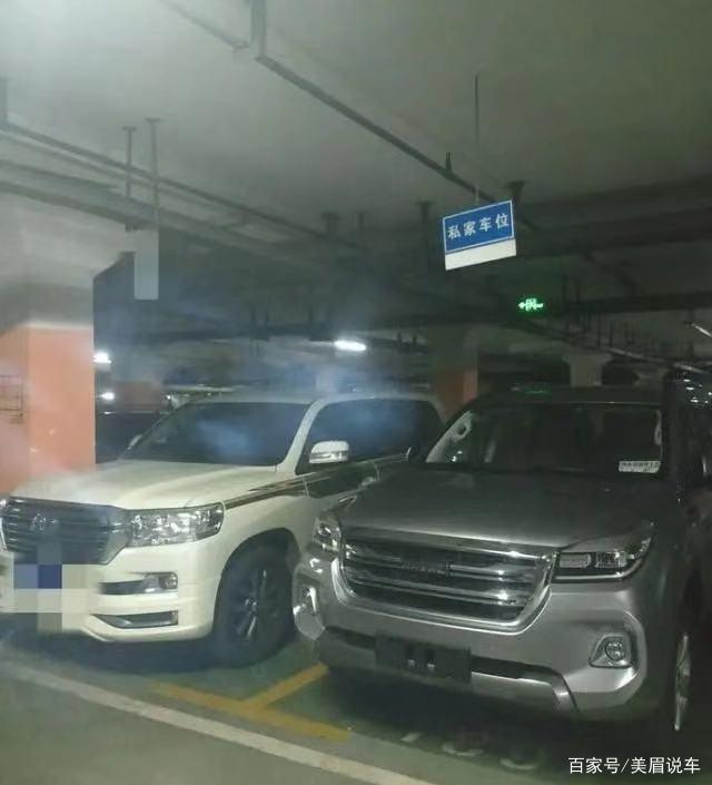 哈弗h9气场有多强 地下车库与陆巡相遇 网友 没给国产车丢脸 易车