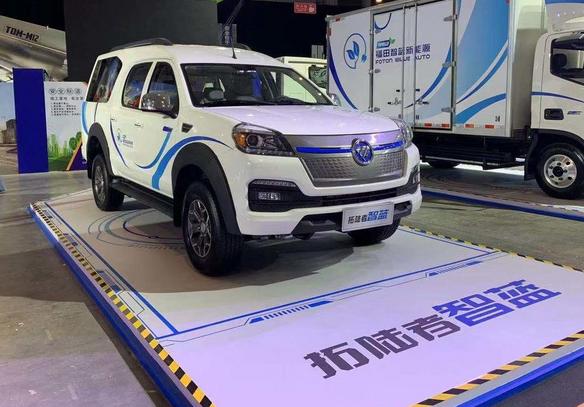 拓陆者纯电动厢式皮卡车,出行当房车不怕风吹雨打太阳晒