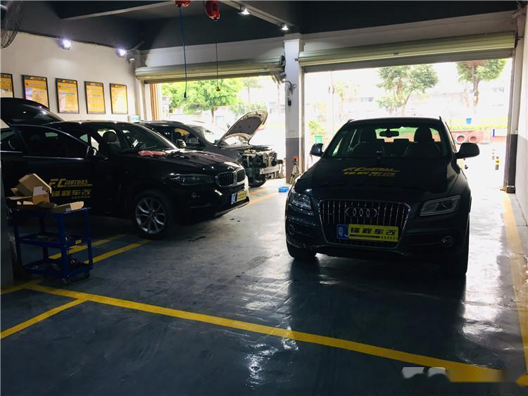 广州番禺东风景逸X5大灯升级_17款景逸x5 改灯 车内_锋程车改海拉五透镜改装