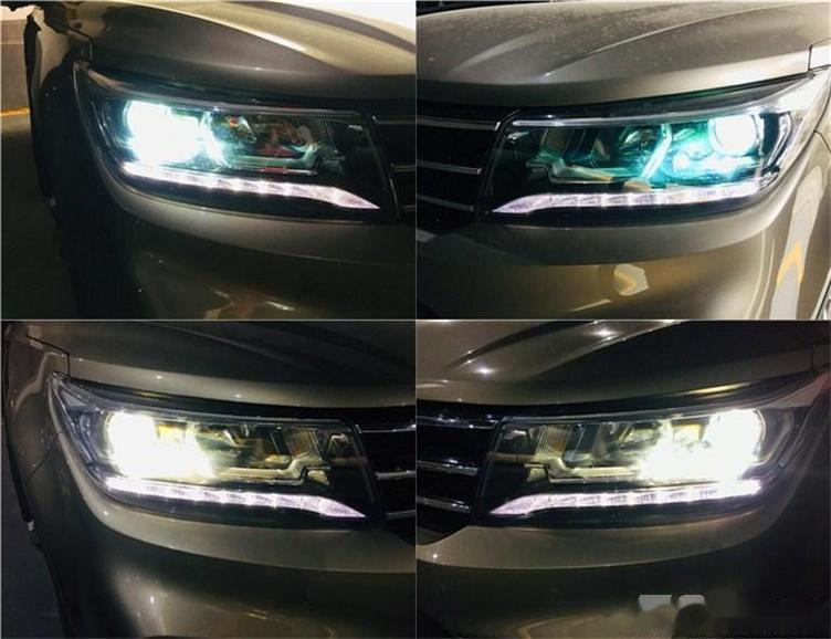 广州番禺东风景逸X5大灯升级_17款景逸x5 改灯 车内_锋程车改海拉五透镜改装