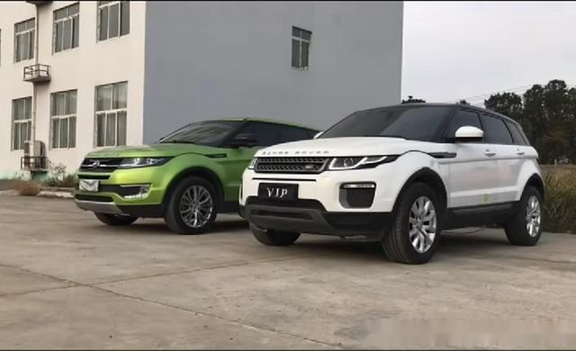 同学聚会偶遇陆风与路虎,两车放在一块,不仔细看还真分不清