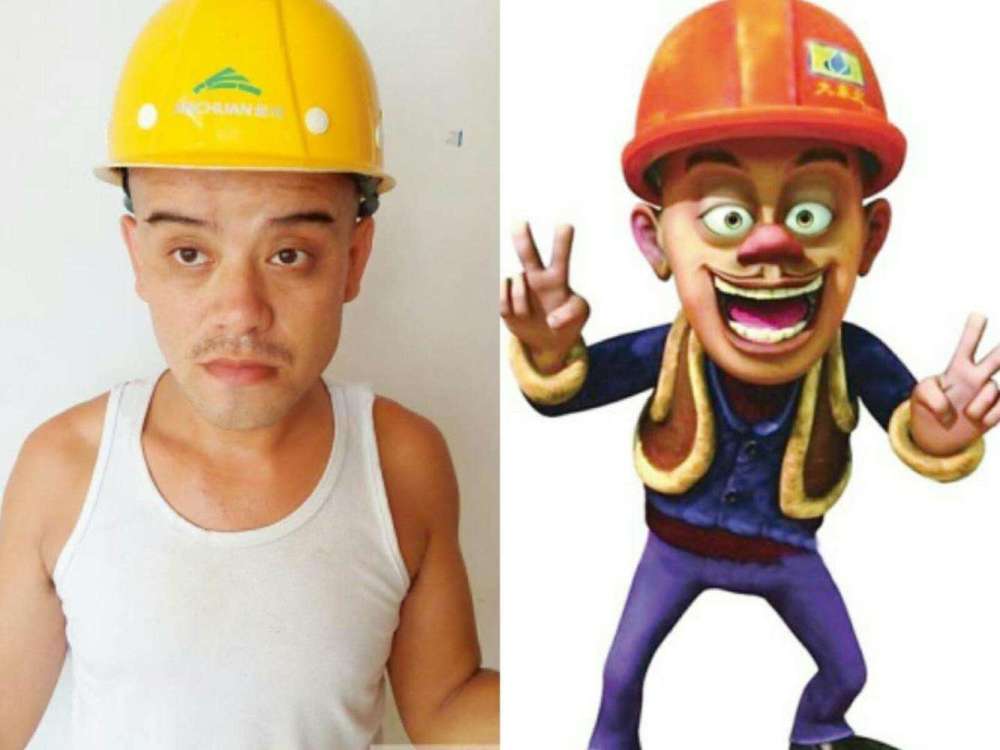 因撞脸"光头强"走红,收入水涨船高,如今开豪车出行让人羡慕