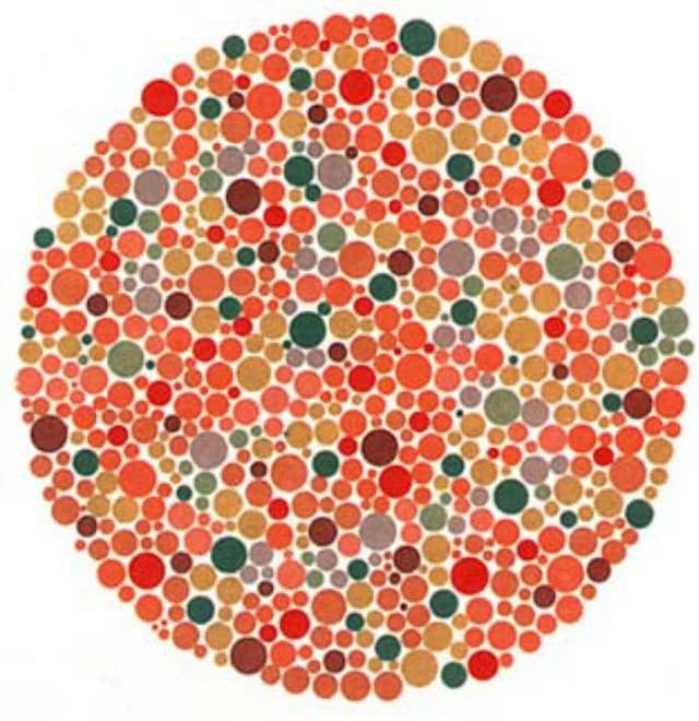 车管所公认色盲测试图若能看出图3那你基本和驾照无缘了