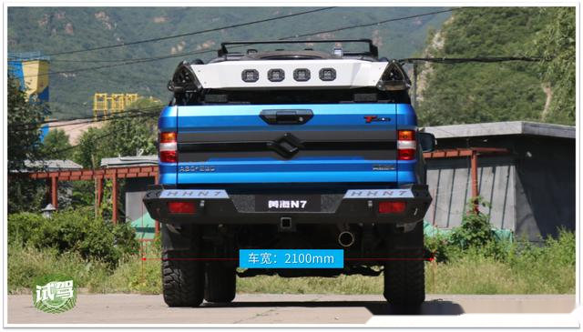 专为探险家定制而来抢先试驾黄海n7改装版