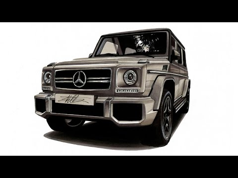 买不起心爱的大g,只能自己画一个过过瘾了