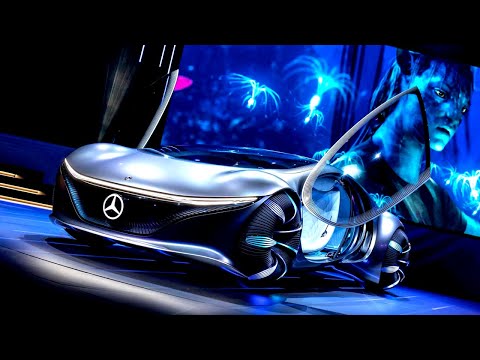 奔驰vision avtr,未来科技感,把《阿凡达》带入现实