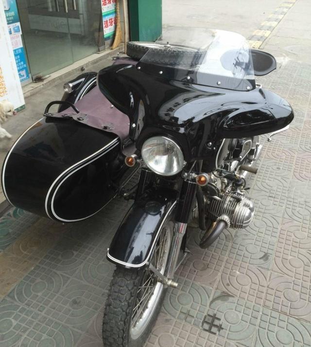 我把长江750改装到,他妈都认不出来了,大风挡,gps码表,日行灯