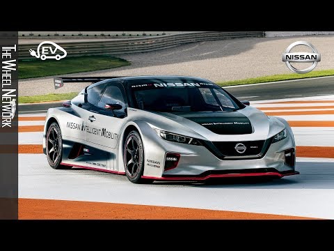 全新日产leaf nismo rc纯电跑车亮相赛道!