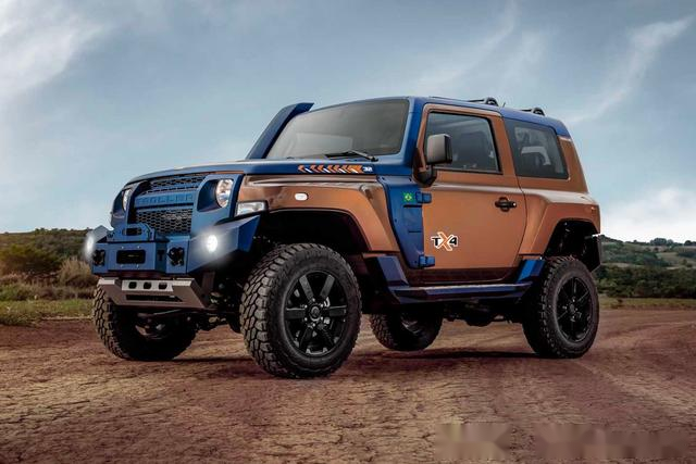 越野猛兽强悍的巴西版福特trollert4越野车