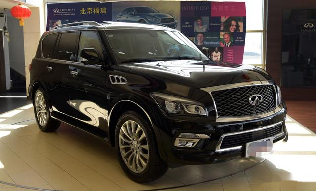 大型全尺寸suv英菲尼迪qx80指导价112万56l398马力不俗
