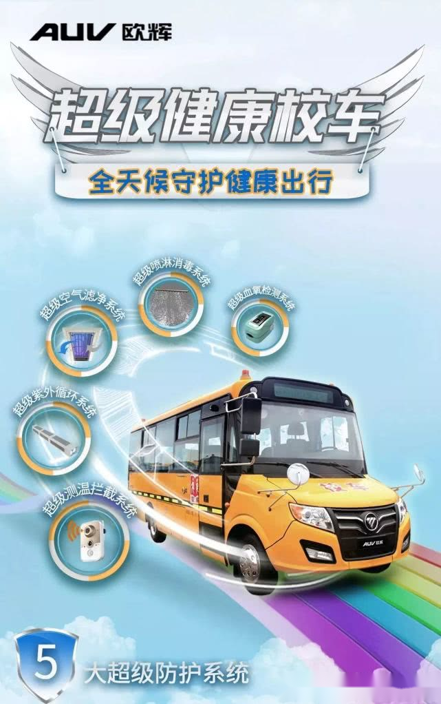 这家车企推出超级健康校车有何与众不同
