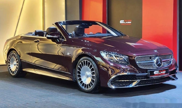 大气运动设计迈巴赫s650敞篷版实车
