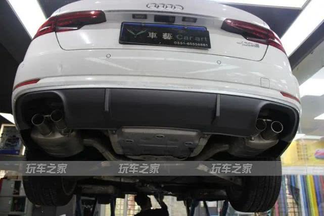 奥迪A4L改装案例 升级RS4包围19寸锻造轮毂_易车