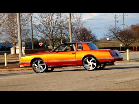 小伙的私藏绝版老爷车!雪佛兰蒙特卡罗ss t-top 橙色版