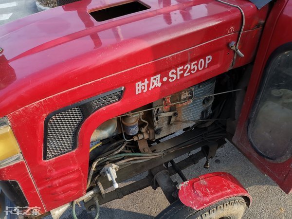 时风单缸拖拉机全挂车17米5大板见了直发抖没它拉不了的货