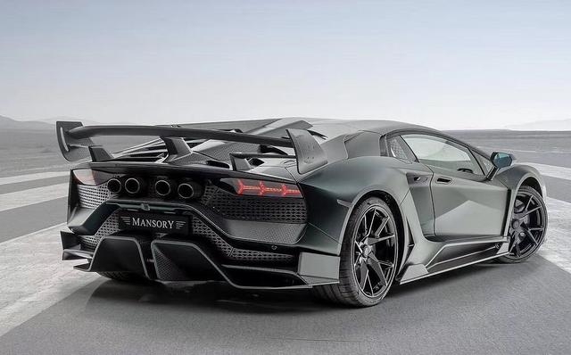 帅爆了搭配mansory碳纤维套件的兰博基尼大牛