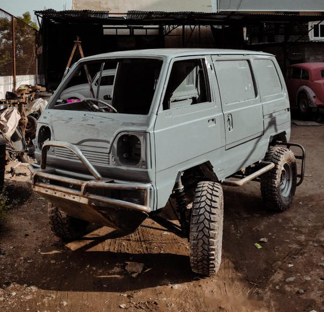 你还曾记得昌河ch1010面包车吗让印度人这么一改别说还真精神