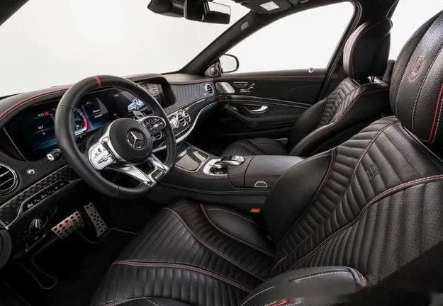 感受奔驰巴博斯s级内饰网友金钱的味道