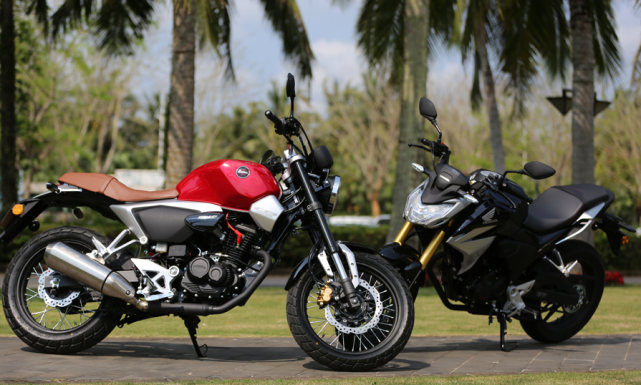 本田190cc复古车前后碟刹辐条轮胎国四电喷油箱容积153l