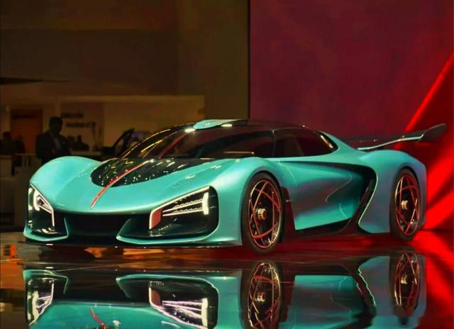 国产超跑红旗s9旗帜一号1400匹马力破百19秒