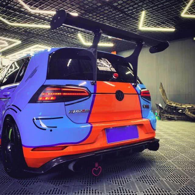 当赛车涂装碰上高尔夫7.5,帅到炸裂!