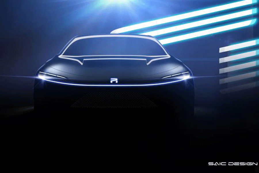 外观方面,荣威极光号(r-auraconcept)作为r标首款旗