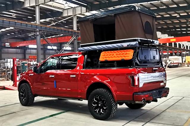 采用美国原装进口越野皮卡底盘的f150工具车你值得拥有