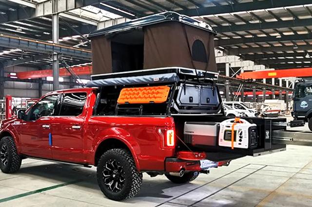 采用美国原装进口越野皮卡底盘的f150工具车,你值得拥有!