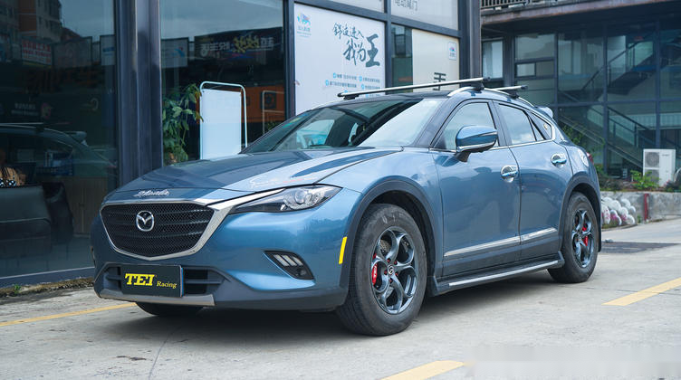 马自达cx-4改装tei racing p系列街道版性能刹车套件